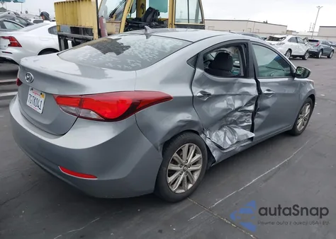 2015 Hyundai Elantra Se z USA, uszkodzony, nr VIN KMHDH4AE2FU224525